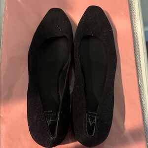 Aquatalia Women's Sparkling Black Loafers